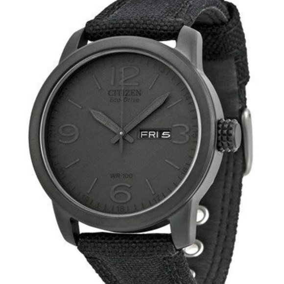 Citizen Blacked Out Eco 42mm Watch